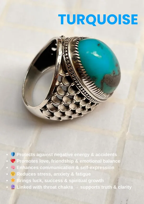 Natural_Turquoise_Stone_Silver_Tone_Statement_Ring