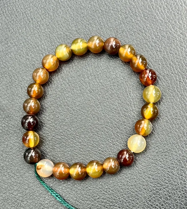 Yellow_Aqeeqe_Stone_Beaded_Bracelet_For_Men_And_Women_For_Unisex