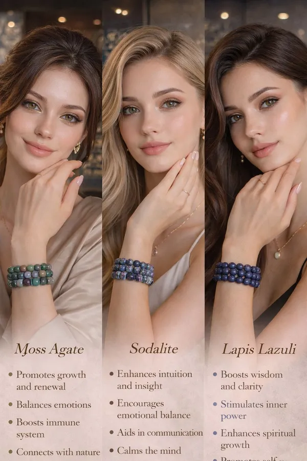 Multicolor_Natural_Stone_Beaded_Bracelet_Set_Moss_Agate_Sodalite_And_Lapis_Lazuli_For_Unisex