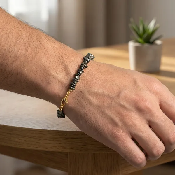 Black_Pirite_Bracelet_For_Unisex