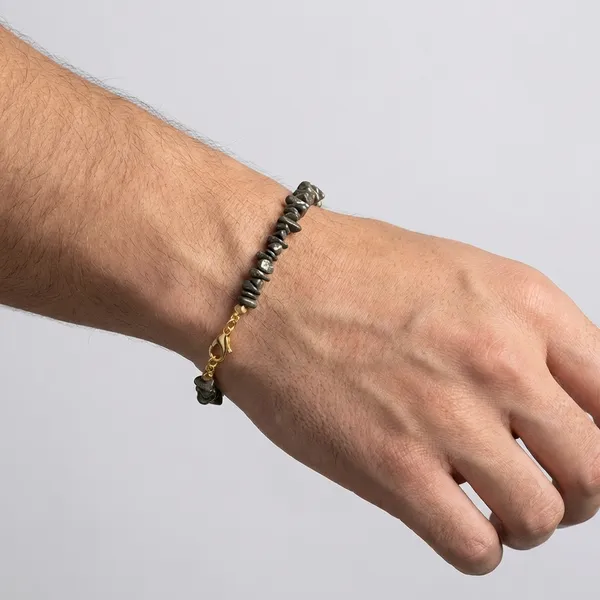 Black_Pirite_Bracelet_For_Unisex
