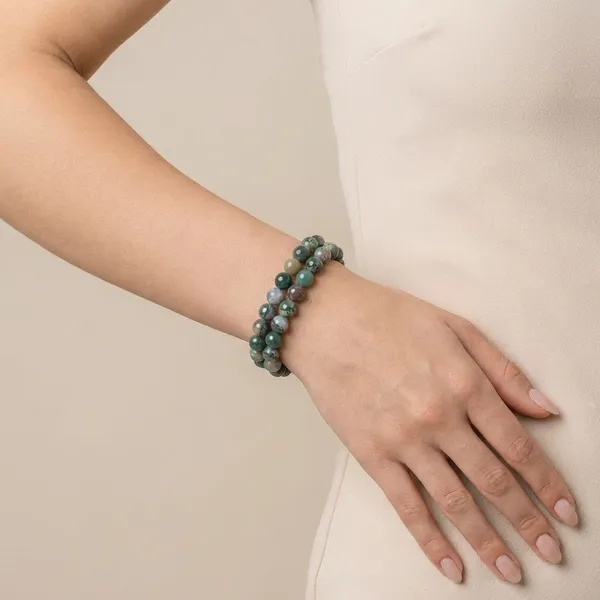 Multicolor_Natural_Stone_Beaded_Bracelet_Set_Moss_Agate_Sodalite_And_Lapis_Lazuli_For_Unisex