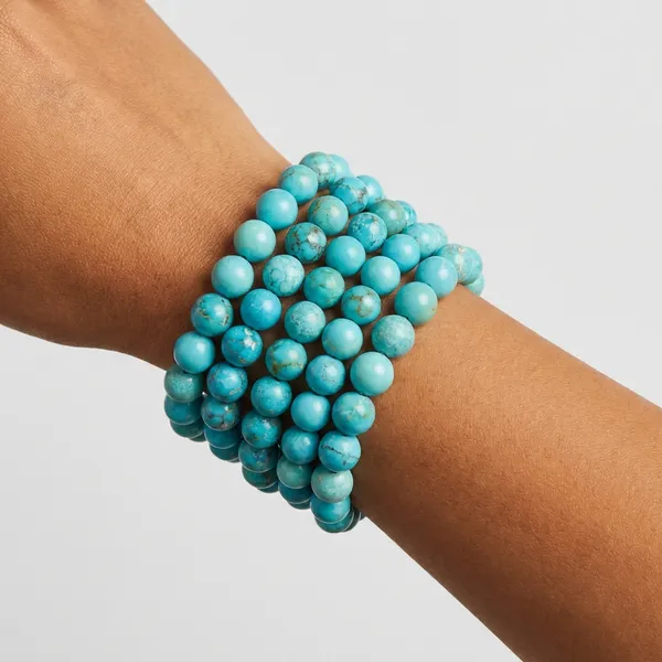 Blue_Turquoise_Blue_Beaded_Stretch_Bracelets_For_Unisex