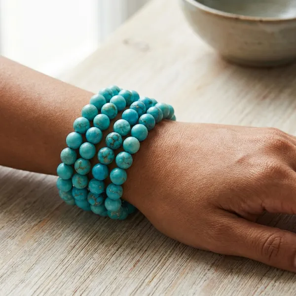 Blue_Turquoise_Blue_Beaded_Stretch_Bracelets_For_Unisex