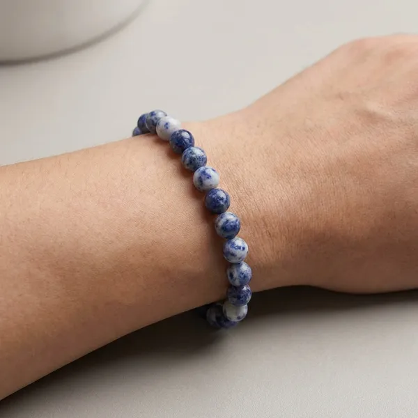 Blue_Natural_Sodalite_Gemstone_Beaded_Bracelet_Set_For_Unisex