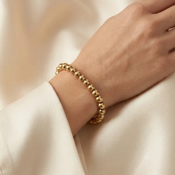 Gold_Hamitite_Beaded_Bracelet_For_Women