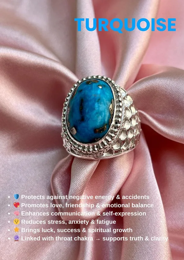 Turquoise_Gemstone_Statement_Ring_With_Textured_Silver_Band
