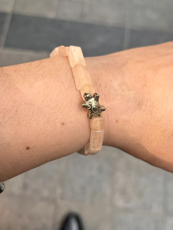 Peach_Hamitite_Stone_And_Bracelet_Rosequartz_For_Unisex