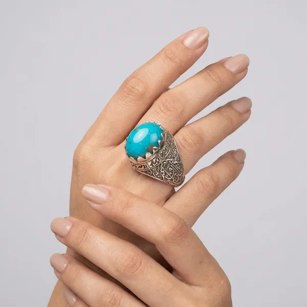 Turquoise_Stone_Ring_With_Arabic_Calligraphy_Engraving_Silver_Toned_Metal_Band