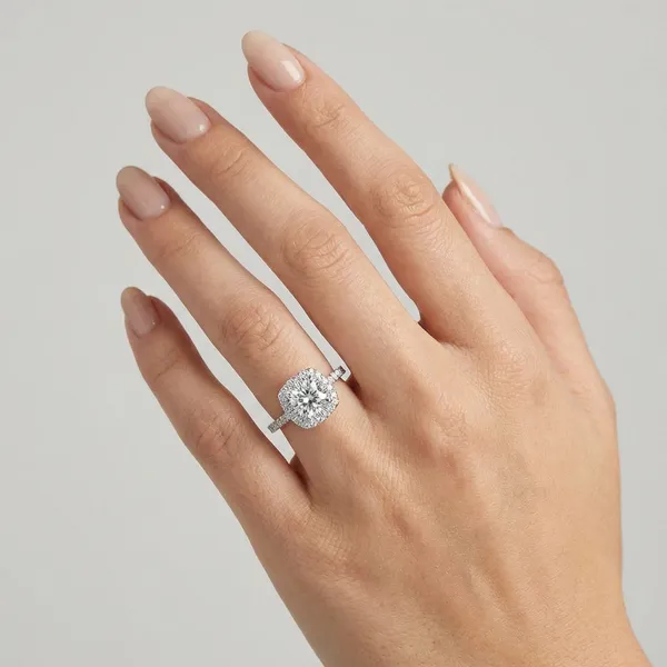 Cushion_Cut_Diamond_Halo_Engagement_Ring_With_Pave_Band