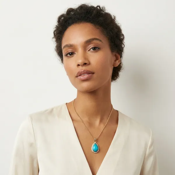 Turquoise_Stone_Pendant_Necklace_With_Diamond_Halo