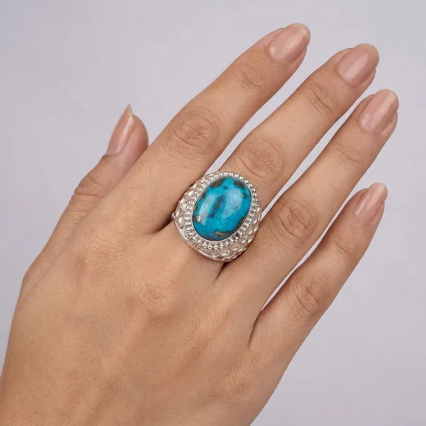 Turquoise_Gemstone_Statement_Ring_With_Textured_Silver_Band