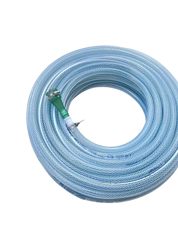 PVC_Braided_Garden_Hose_Pipe_with_Tap_Connector_&_Key_Clamps_|_Heavy_Duty_Flexible_Water_Pipe_for_Gardening,_Car_Wash,_Floor_Cleaning_&_More