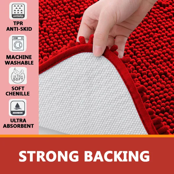 Pack_Of_2_Maroon_Microfiber_Solid_Rectangular_Mat_For_Door_And_Floor