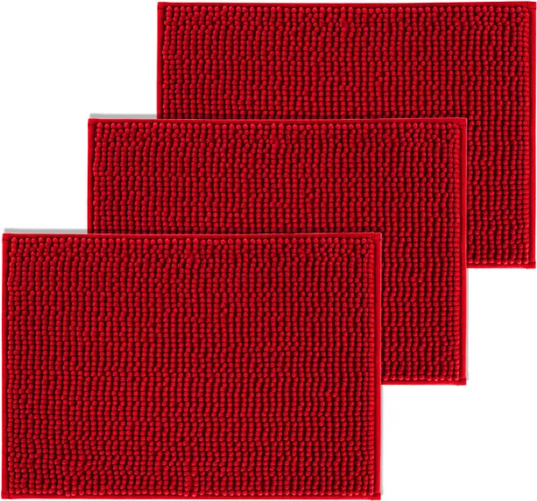 Pack_Of_3_Maroon_Microfiber_Solid_Rectangular_Mat_For_Door_And_Floor