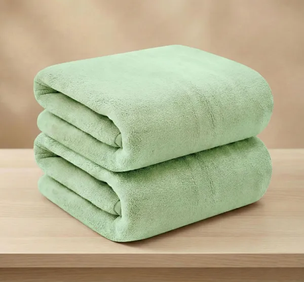 Pack_Of_2_Green_Microfiber_Towel_For_Unisex