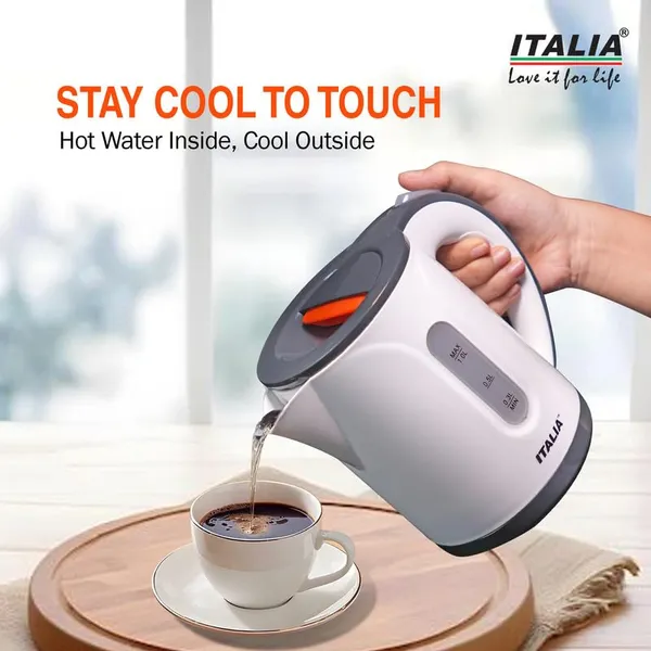 ITALIA_1_Litre_1000W_Electric_Kettle_|_Cool_Touch_Body,_Auto_Shut-Off_&_Boil-Dry_Protection_|_Cordless_Jug_for_Tea_&_Coffee_|_Water_Boiler