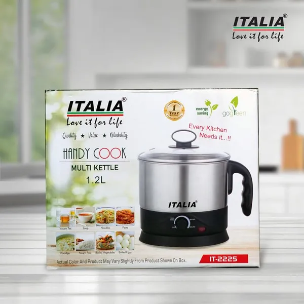 ITALIA_1.2L_Electric_Multi_Kettle_&_Cooker_|_Stainless_Steel_Pot_with_Temperature_Control_&_Boil-Dry_Protection