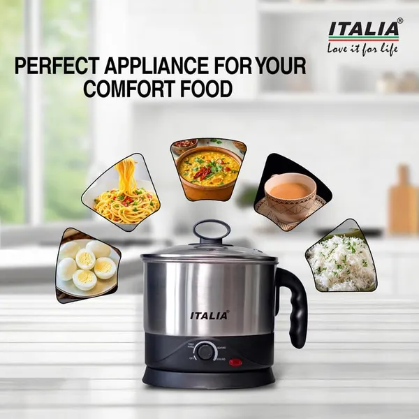ITALIA_1.2L_Electric_Multi_Kettle_&_Cooker_|_Stainless_Steel_Pot_with_Temperature_Control_&_Boil-Dry_Protection