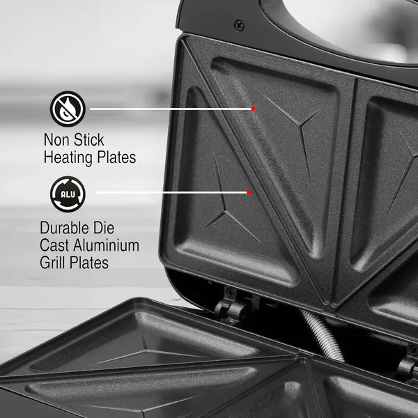 ITALIA_Premium_750W_Electric_Sandwich_Maker_|_Non-Stick_2-Slice_Triangle_Toaster_|_Compact_Breakfast_Press_with_Cool_Touch_Handle,_Indicator_Lights_&_Lock_|_Vertical_Storage_|_1-Year_Warranty