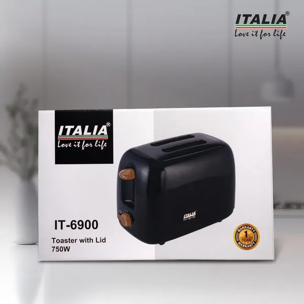 ITALIA_750W_2-Slice_Pop-Up_Toaster_|_6_Browning_Settings_with_Wide_Slots_&_Removable_Crumb_Tray