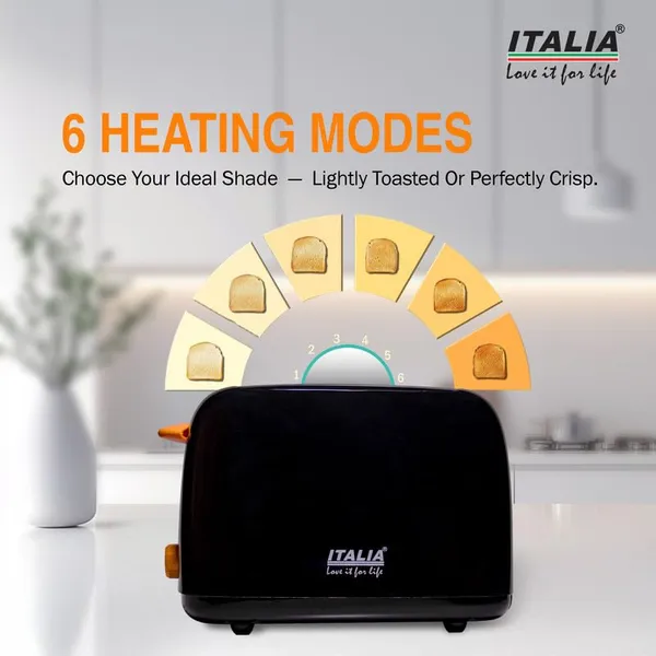 ITALIA_750W_2-Slice_Pop-Up_Toaster_|_6_Browning_Settings_with_Wide_Slots_&_Removable_Crumb_Tray