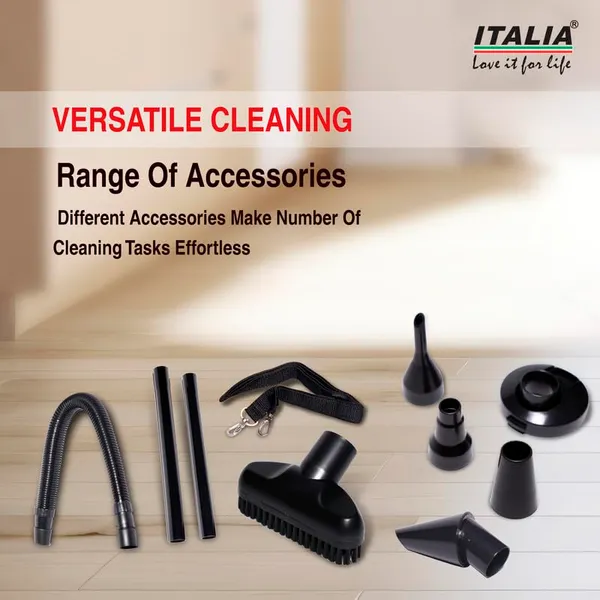 ITALIA_1000W_Powerful_Handy_Vacuum_Cleaner_with_Blower_|_Corded_Bagless_Design_for_Home_&_Car_|_Lightweight,_with_Shoulder_Strap_&_8_Accessories