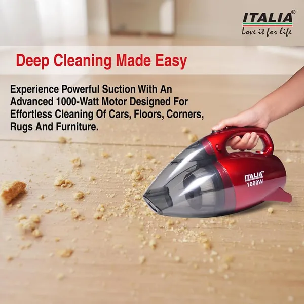 ITALIA_1000W_Powerful_Handy_Vacuum_Cleaner_with_Blower_|_Corded_Bagless_Design_for_Home_&_Car_|_Lightweight,_with_Shoulder_Strap_&_8_Accessories