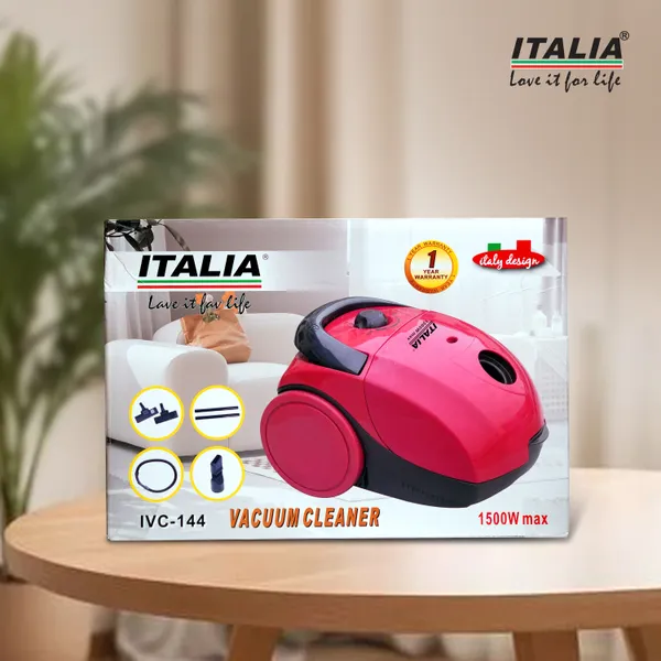 ITALIA_1500W_Canister_Vacuum_Cleaner_|_1.5L_Reusable_Dust_Bag_&_Bag-Full_Indicator_|_Auto_Cord_Rewind_|_for_Deep_Cleaning_of_Home,_Floors_&_Carpets