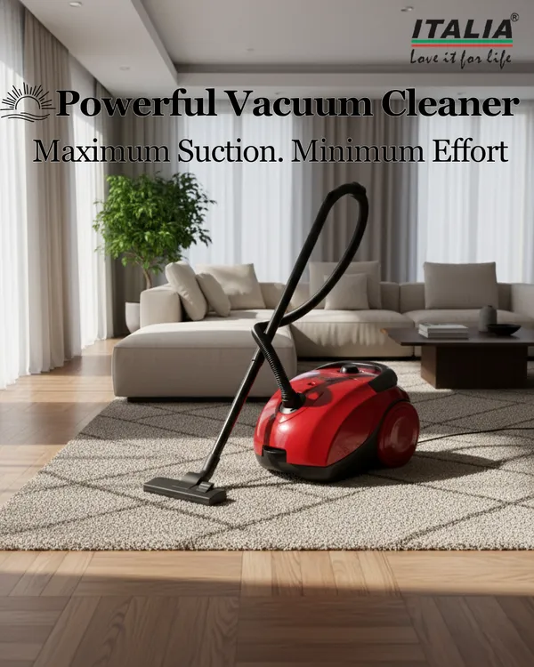ITALIA_1500W_Canister_Vacuum_Cleaner_|_1.5L_Reusable_Dust_Bag_&_Bag-Full_Indicator_|_Auto_Cord_Rewind_|_for_Deep_Cleaning_of_Home,_Floors_&_Carpets