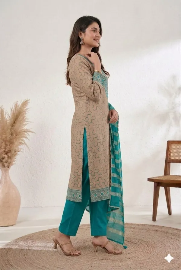 Jaam_Fabric_Unstich_Suit_With_Chanderi_Patta_Dupatta_And_Unstich_Rayon_Bottom