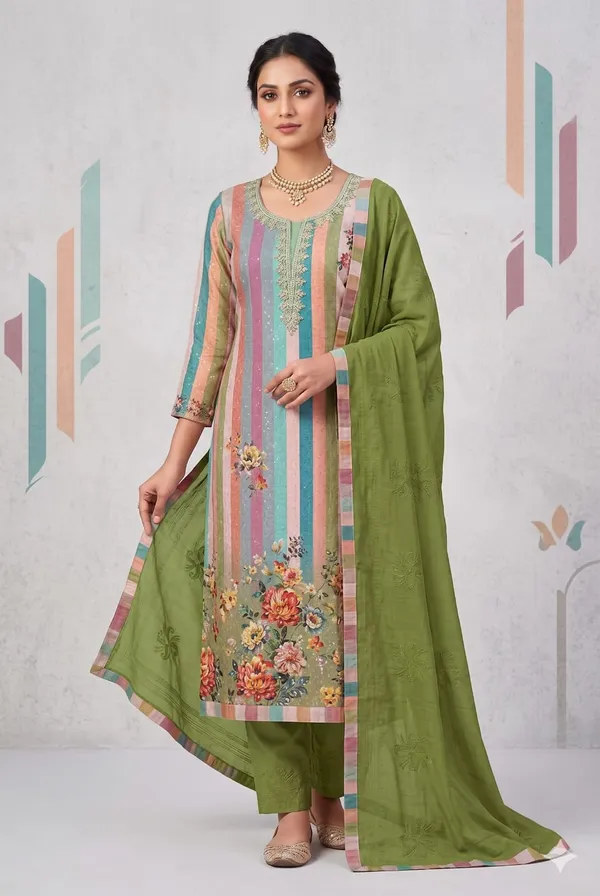 Muslin_Fabric_Unstich_Suit_With_Chanderi_Dupatta_And_Unstich_Rayon_Bottom