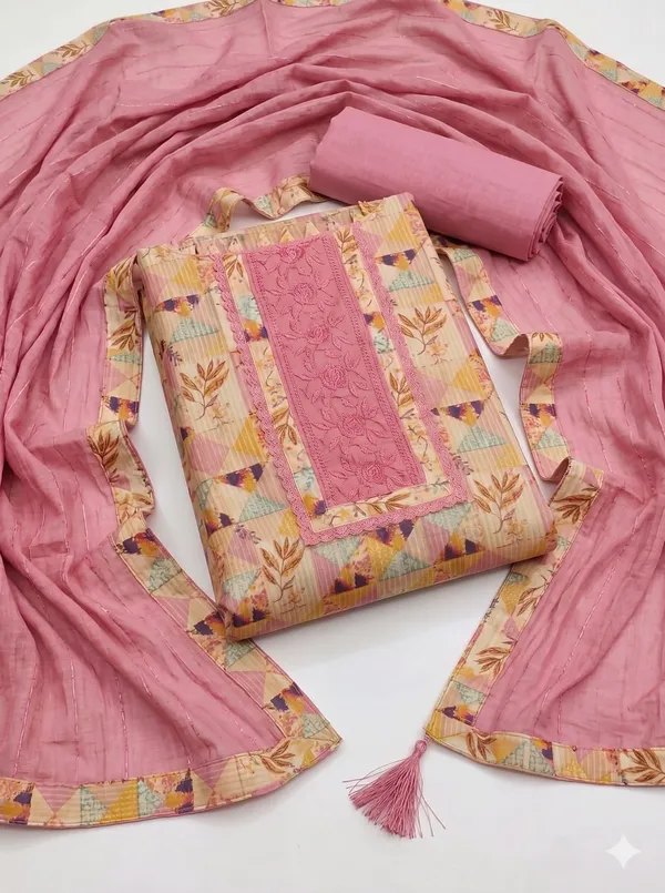 She_Girl_Women's_Muslin_Fabric_Unstich_Suit