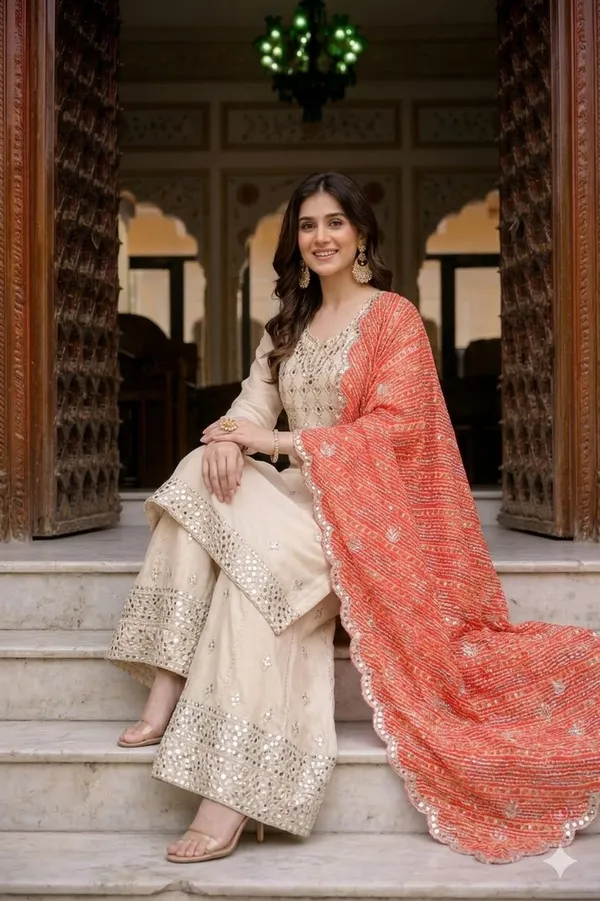 Fendy_Fabric_Semi_Stiched_Suit_With_Fendy_Mirror_Garara_And_Mirror_Dupatta