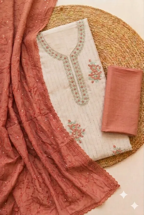 Roman_Fabric_Unstich_Suit_With_Chanderi_Dupatta_And_Unstich_Rayon_Bottom