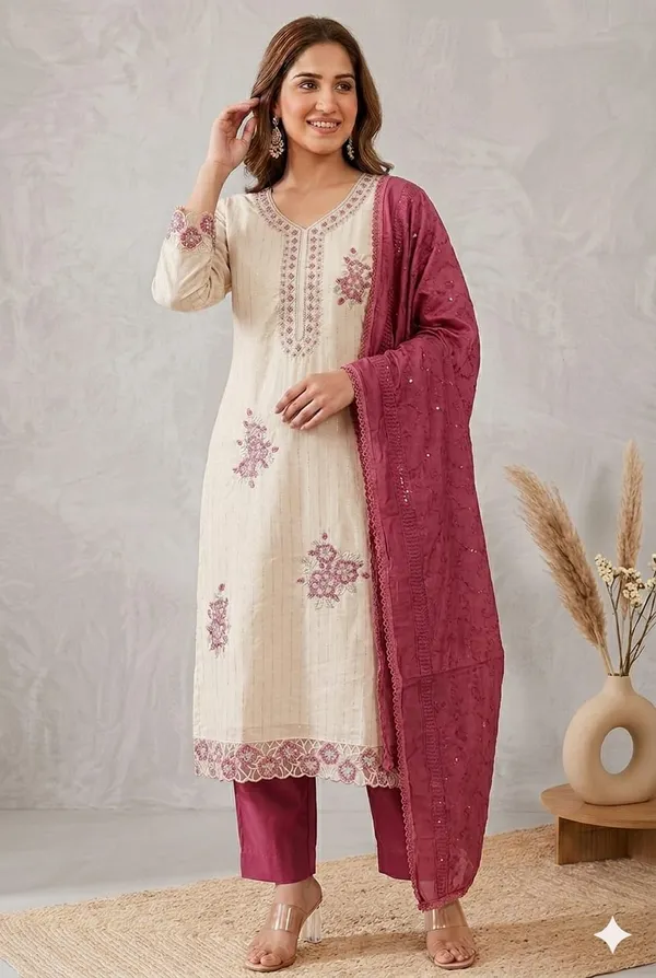 Roman_Fabric_Unstich_Suit_With_Chanderi_Dupatta_And_Unstich_Rayon_Bottom