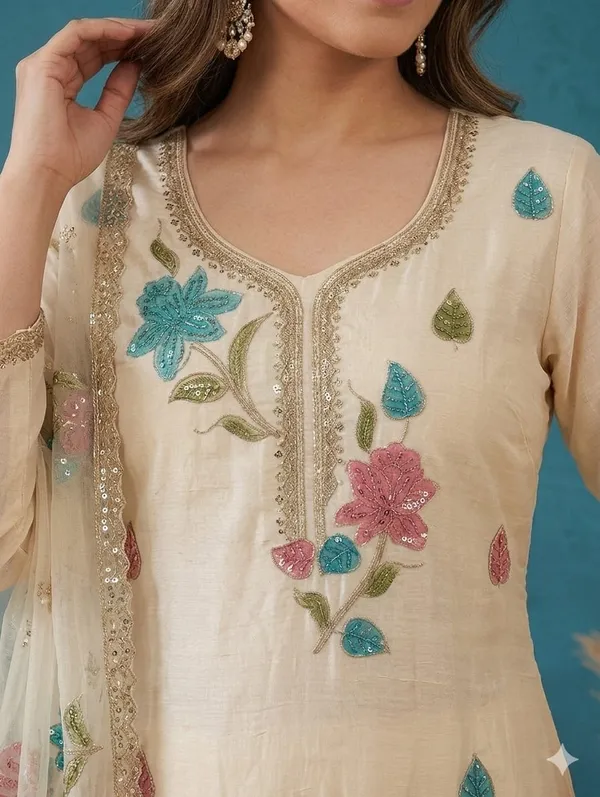 Roman_Fabric_Unstich_Suit_With_Organza_Dupatta_And_Unstich_Rayon_Bottom