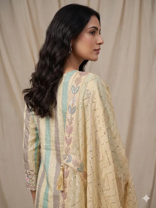 She_Girl_Women's_Jacquard_Fabric_Unstich_Suit