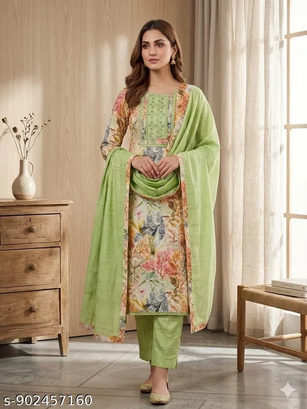 She_Girl_Women's_Muslin_Fabric_Unstich_Suit