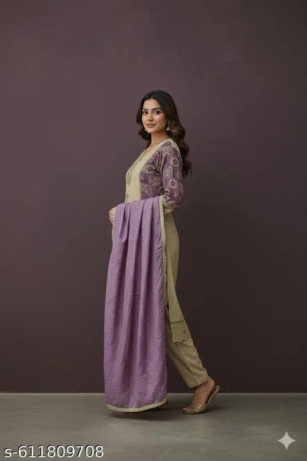 Multicolor_Jaam_Fabric_Unstitched_Suit_With_Cotton_Dupatta_And_Unstitched_Rayon_Bottom_For_Women