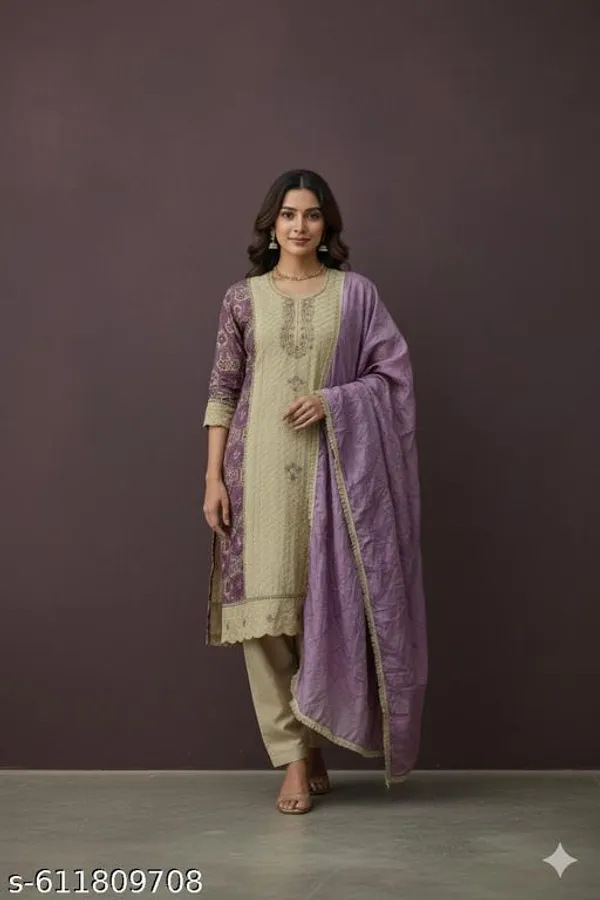 Multicolor_Jaam_Fabric_Unstitched_Suit_With_Cotton_Dupatta_And_Unstitched_Rayon_Bottom_For_Women