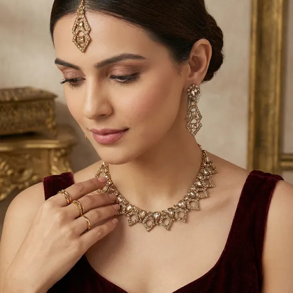 Golden_Alloy_Necklace_Set_For_Women