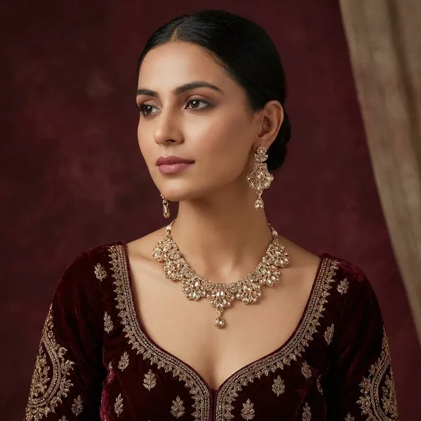 Golden_Alloy_Necklace_Set_For_Women