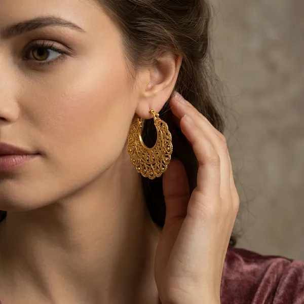 Golden_Brass_Earrings_For_Women