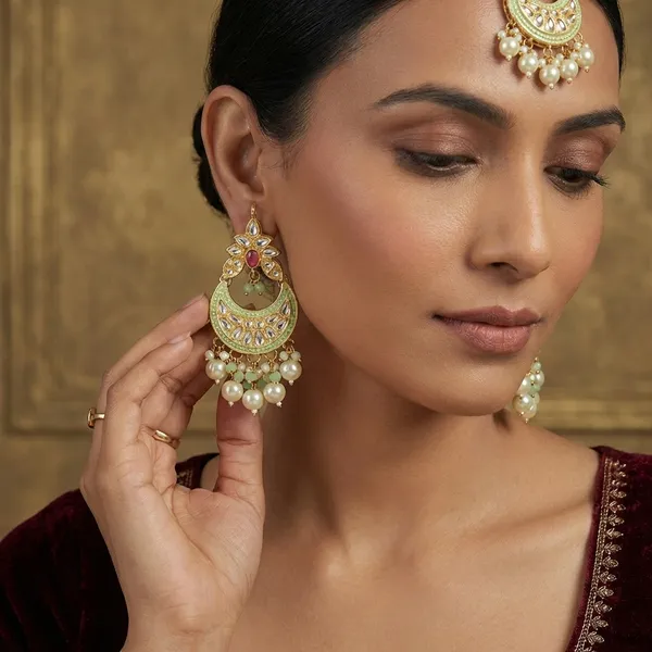 Golden_Brass_Earrings_For_Women