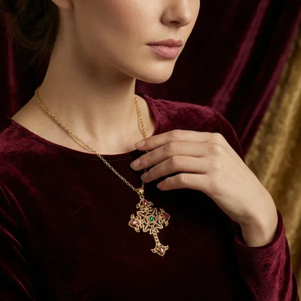 Golden_Brass_Neckless_For_Women
