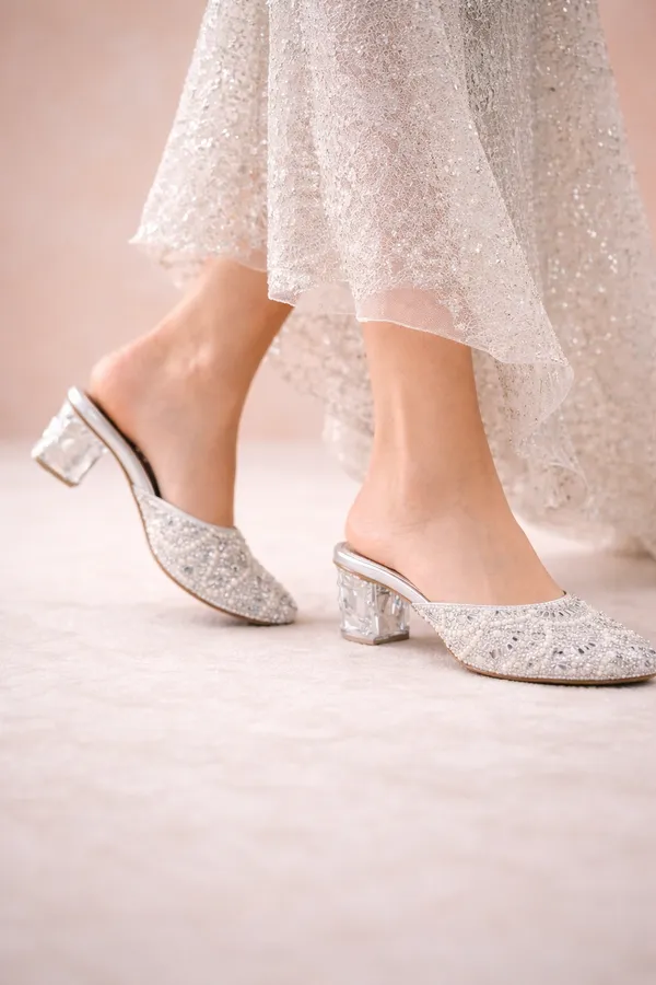 Silver_Partywear_Pearl_Work_Slip-On_Heels_For_Women
