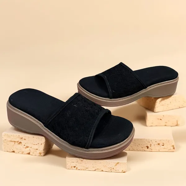 Black_Comfortable_Wedge_Slide_Sandals_For_Women