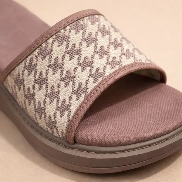 Nude_Comfortable_Wedge_Slide_Sandals_For_Women