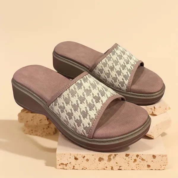 Nude_Comfortable_Wedge_Slide_Sandals_For_Women